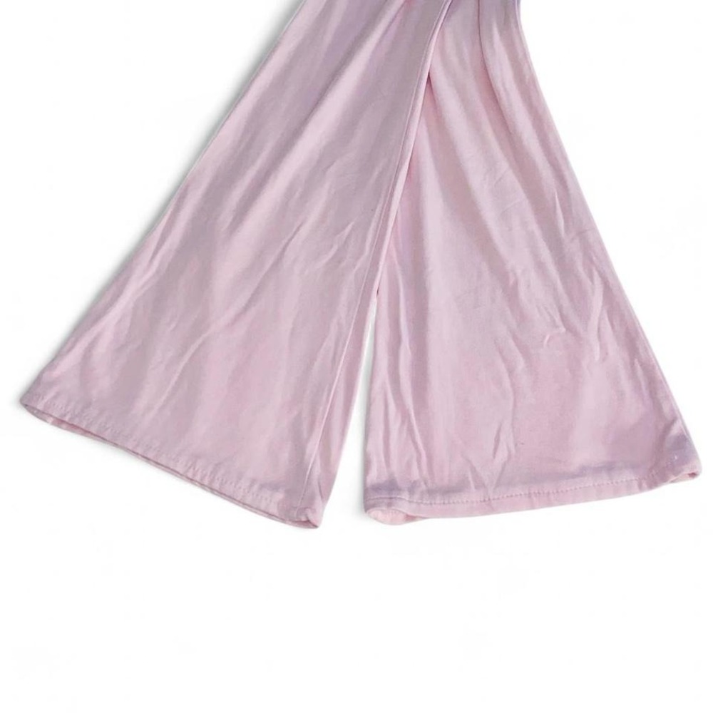 Adore Me Baby Pink Crisscross Waist‎ Flare Yoga Pants View 6
